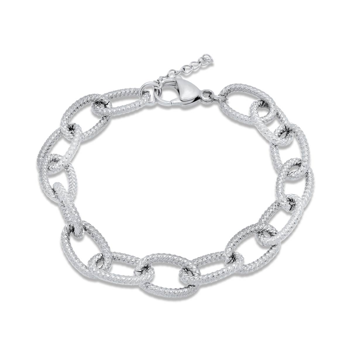 Malibu Silver Bracelet 9MM Βραχιόλι από ανοξείδωτο ατσάλι 316L